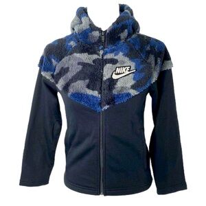 YL Boy’s Nike Track Full Zip Camo Jacket